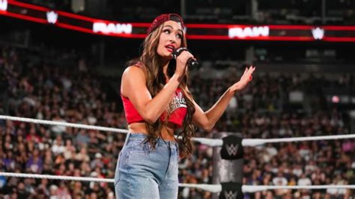 Nikki Bella Leaning On Brie