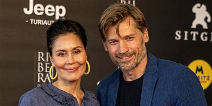 Nikolaj Coster-Waldau & His Wife At Paris Fashion Week