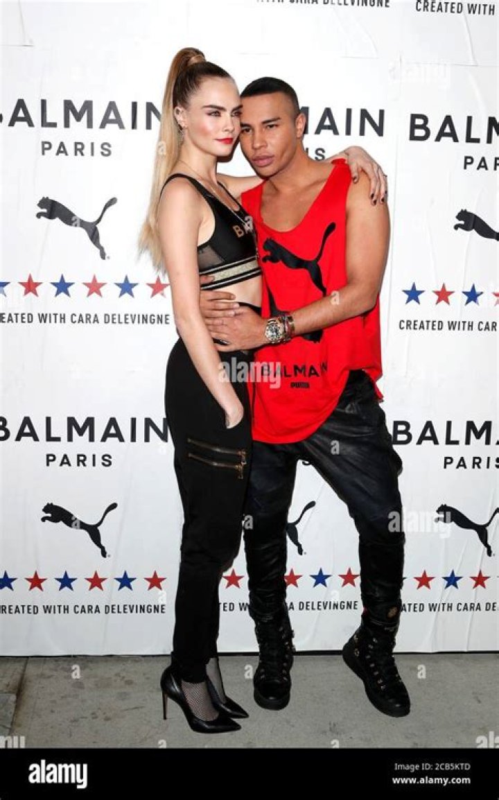 Olivier Rousteing at PUMA x Balmain Launch Event in 2019