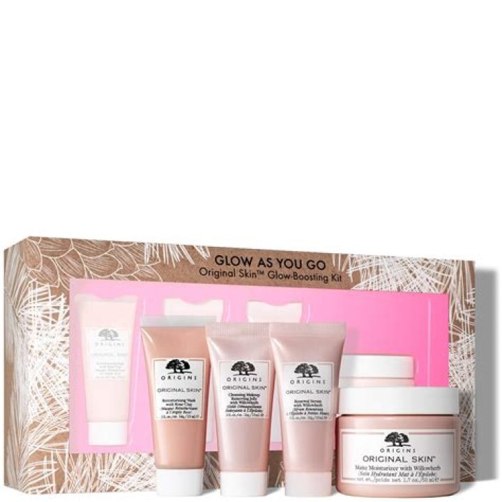 Origins GLOW AS YOU GO Original Skin&trade; Glow-Boosting Kit, $36, Origins.com