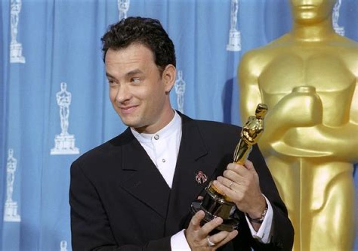 Oscar-winning actor Tom Hanks poses for a portrait during an interview at the Four Seasons Hotel in Beverly Hills, Calif., Sept.18, 1996.(AP Photo/Frank Wiese)