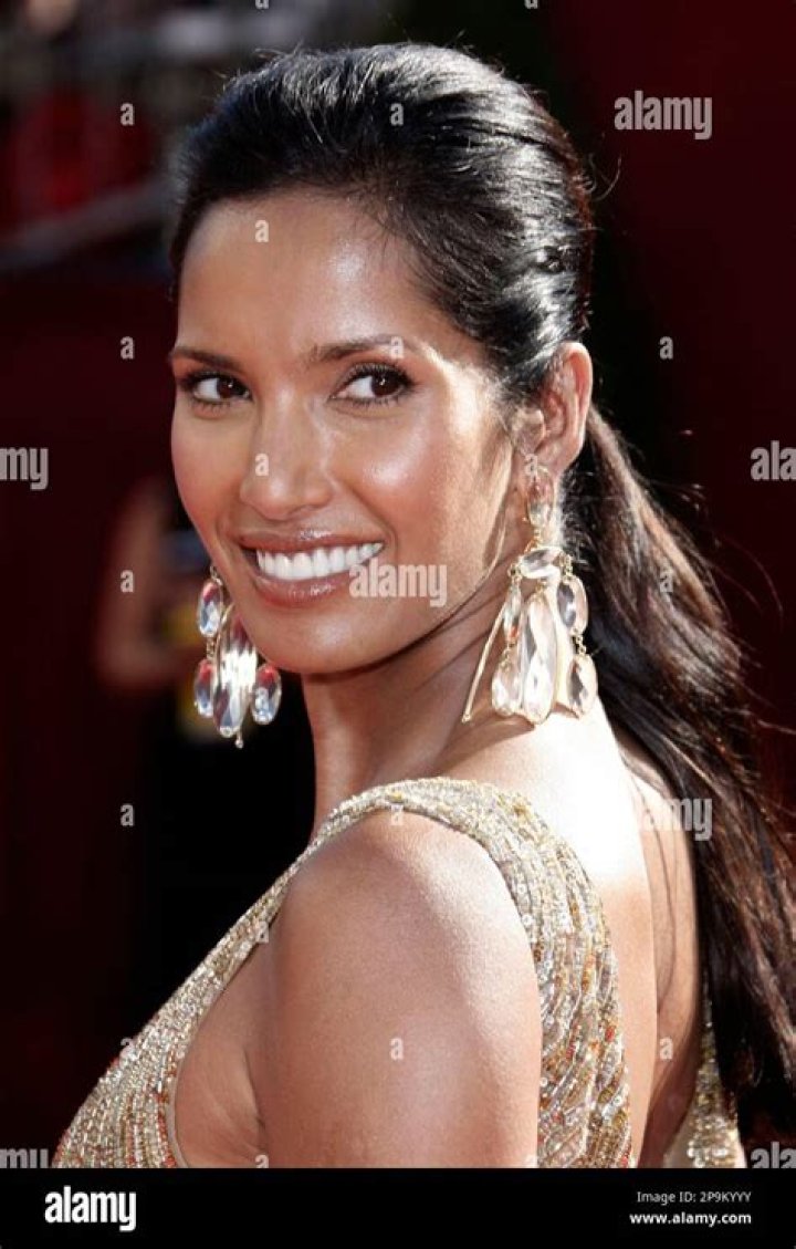 Padma Lakshmi arrives at the 71st Primetime Emmy Awards on Sunday, Sept. 22, 2019, at the Microsoft Theater in Los Angeles. (Photo by Jordan Strauss/Invision/AP)