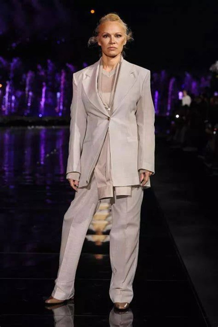Pamela Anderson on the catwalk BOSS show, Runway, Spring Summer 2023, Miami, Florida, USA - 15 Mar 2023