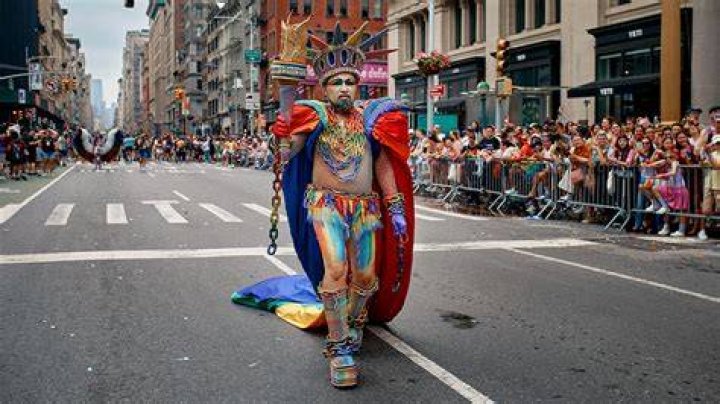 Parade Participant NYC Pride March, New York, USA - 24 Jun 2018