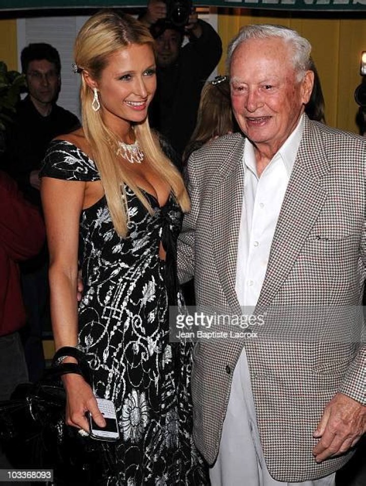 Paris Hilton and Barron Hilton