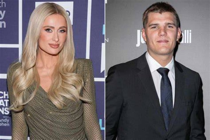 Paris Hilton, Chris Zylka. Paris Hilton, left, and Chris Zylka pose for photographers upon arrival at the amfAR, Cinema Against AIDS, benefit at the Hotel du Cap-Eden-Roc, during the 71st international Cannes film festival, in Cap d'Antibes, southern France 2018 amfAR Arrivals, Cannes, France - 17 May 2018