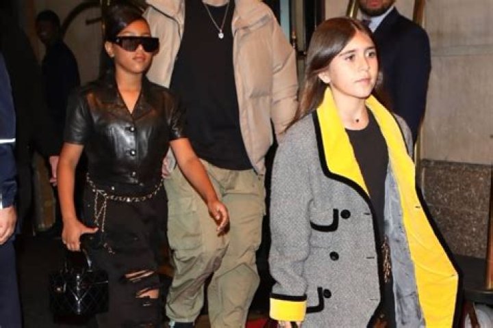 Penelope Disick and North West Kardashian family out and about, Los Angeles, America - 02 Apr 2016 Kim Kardashian and Kourtney Kardashian take the kids to LACMA
