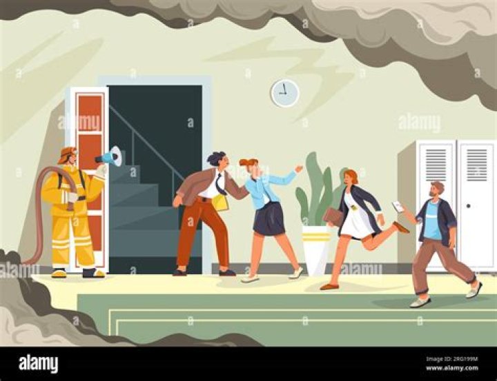 People Evacuate After The Explosion