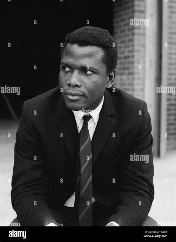 Photograph of Sir Sidney Poitier, a Bahamian-American actor, film director and author. Dated 1966. VARIOUS