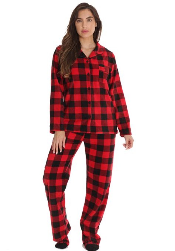 plaid pajamas