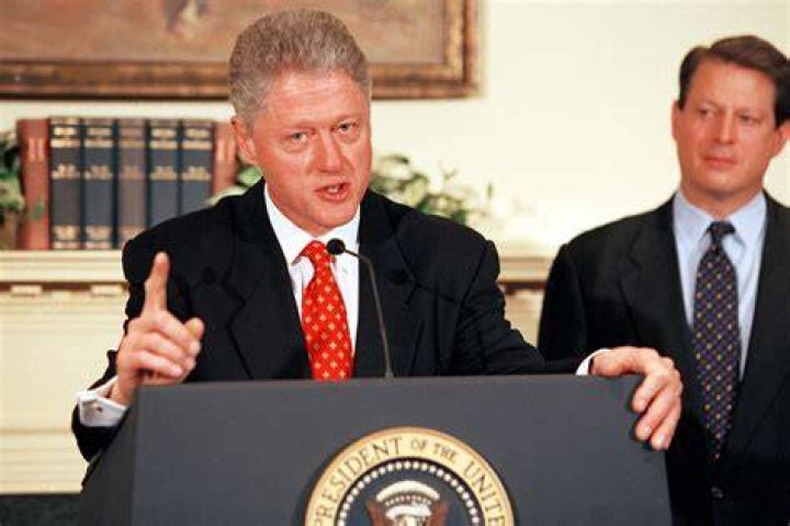 President Bill Clinton & First Lady Hillary in Normandy