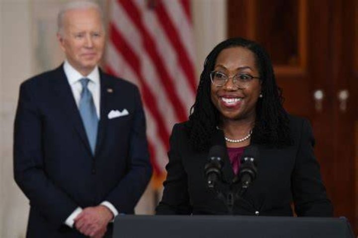 President Joe Biden & Ketanji Brown Jackson Watch The US Senate Vote On Her Confirmation