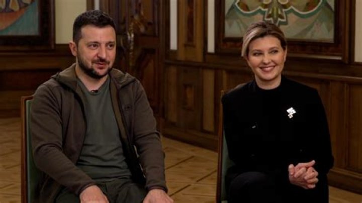 President Zelensky and his wife Olena