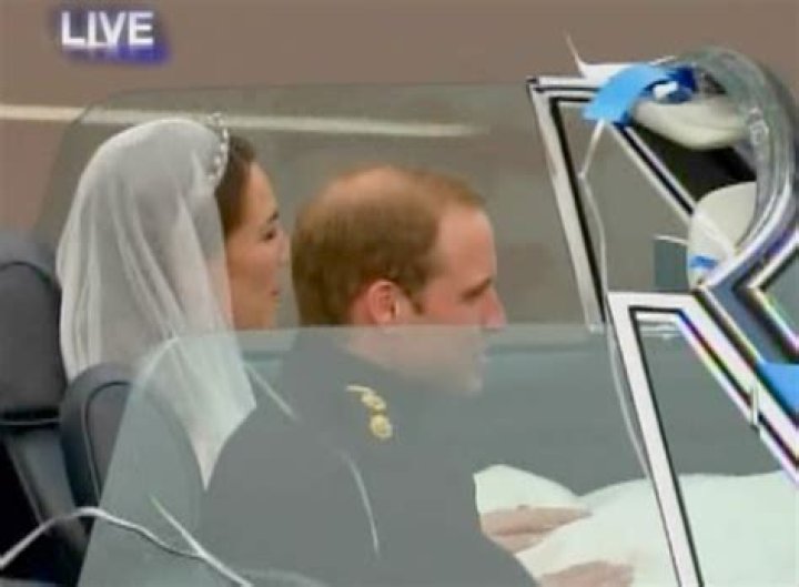 Prince William & Kate Middleton Break Tradition By Exiting Royal Wedding In Decked-Out Aston Martin!