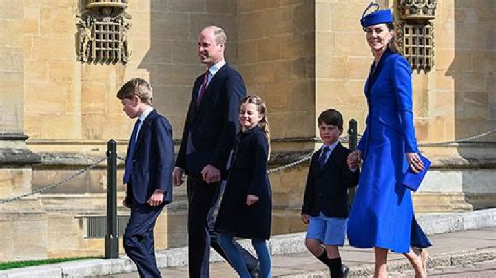 Prince William, Kate Middleton, George, Charlotte, Louis On Easter – Hollywood Life