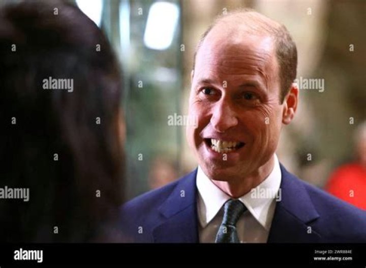 Prince William Speaks To Guests During Reception