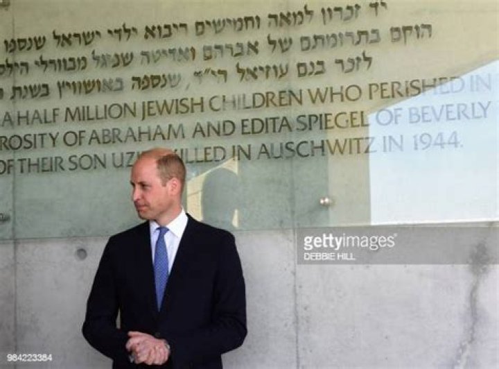 Prince William visits the Yad Vashem Holocaust Memorial and Museum, Jerusalem Prince William Middle East Tour, Israel - 26 Jun 2018