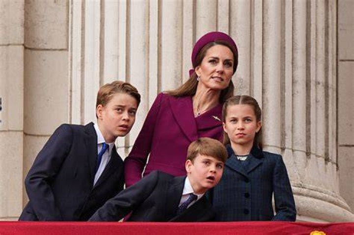 Princess Charlotte, Prince George, Prince Louis and Catherine Princess of Wales Christmas Day church service, St. Mary Magdalene Church, Sandringham, Norfolk, UK - 25 Dec 2023