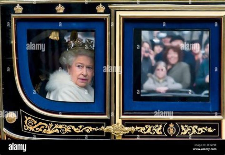 Queen Elizabeth II arriving at Prince Philip&rsquo;s funeral