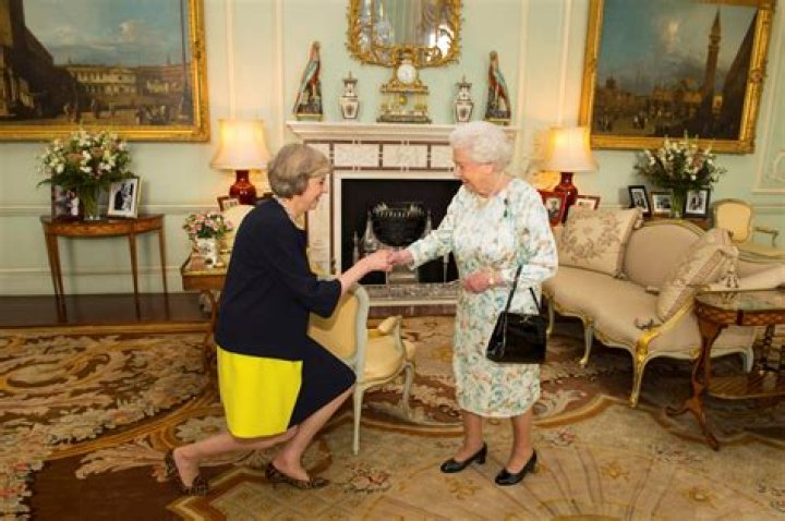 Queen Elizabeth II at Sandringham House in Norfolk, UK