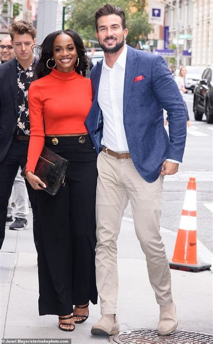 Rachel Lindsay, Bryan Abasolo'The Wendy Williams Show' TV show, New York, USA - 20 Sep 2017Rachel Lindsay and Bryan Abasolo at The Wendy Williams Show in New York