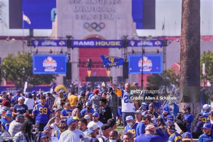 Rams Super Bowl Championship Parade and Rally, Los Angeles, California, United States &ndash; 16 Feb 2022