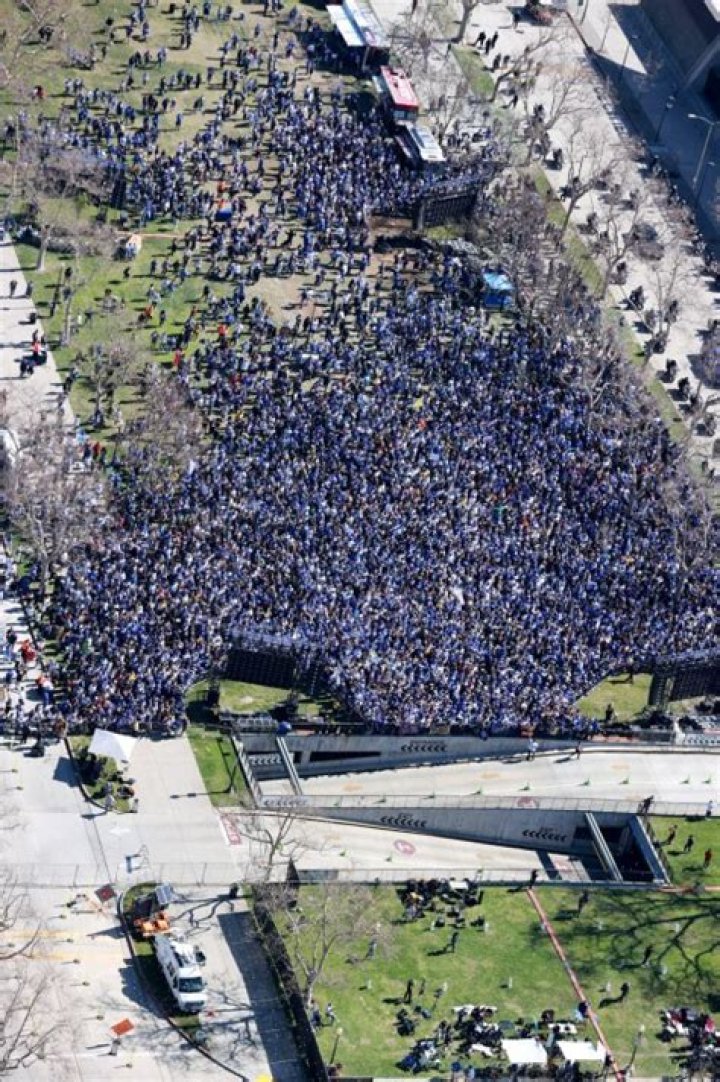 Rams victory parade, Exposition Park, Los Angeles, California, United States &ndash; 16 Feb 2022