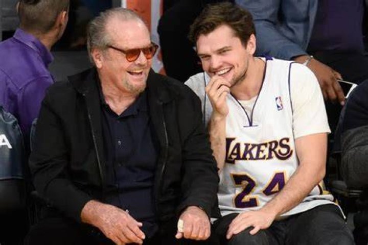 Ray Nicholson At A Lakers Game With Jack