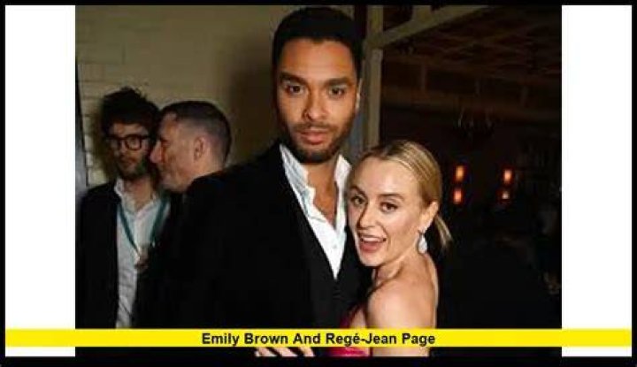 Reg&eacute;-Jean Page and Emily Brown