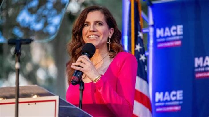 Rep. Nancy Mace, R-S.C., speaks during a news conference about a cannabis reform bill she introduced, on Capitol Hill in Washington Congress Cannabis, Washington, United States - 15 Nov 2021