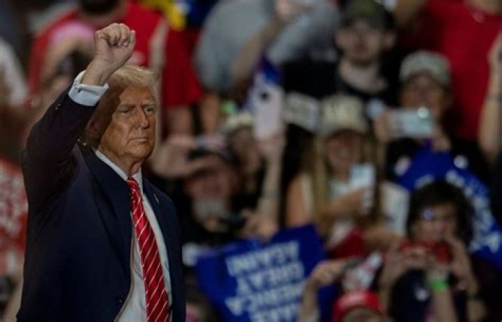 Republican Trump Fans Jump For Joy As Poll Results Are Revealed