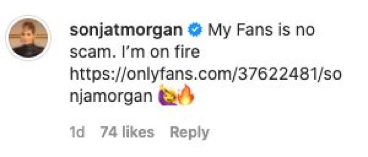 RHONY Sonja Morgan OnlyFans
