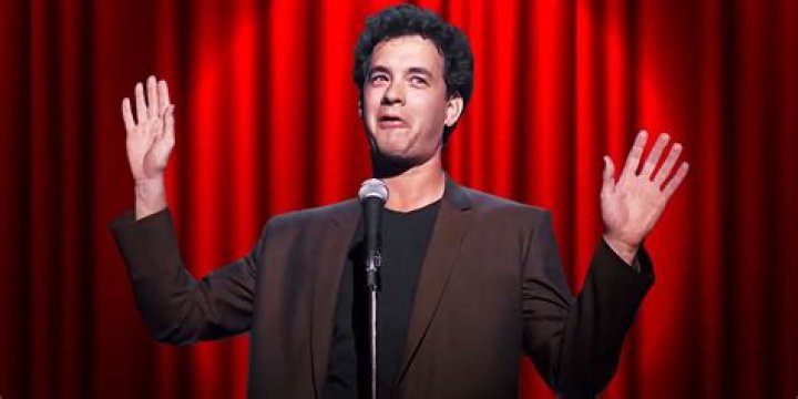 Richard Lewis performing stand-up