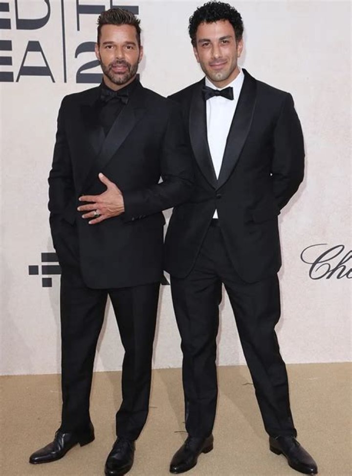 Ricky Martin & Jwan Yosef at the Cannes amfAR Gala