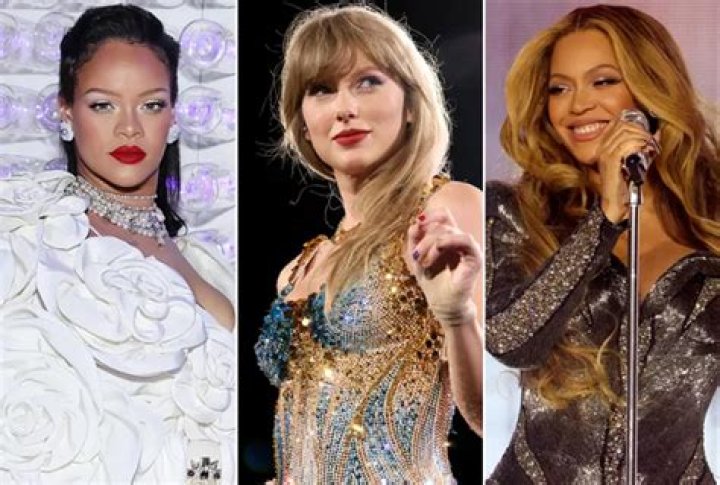 Rihanna, Taylor Swift, Beyonce