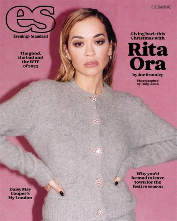 Rita Ora Shines In Gold
