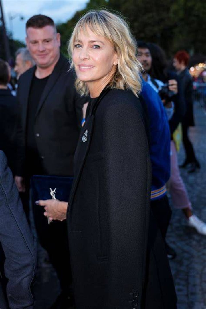 Robin Wright at Paris Fashion Week