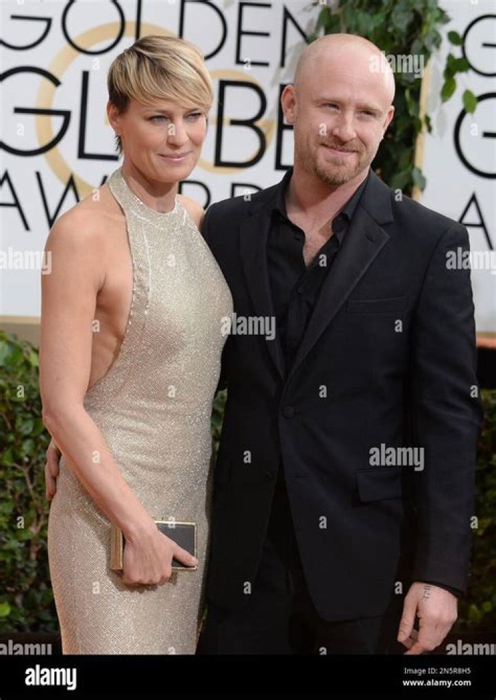 Robin Wright, left, and Ben Foster arrive at the 72nd annual Golden Globe Awards at the Beverly Hilton Hotel, in Beverly Hills, Calif 72nd Annual Golden Globe Awards - Arrivals, Beverly Hills, USA - 11 Jan 2015
