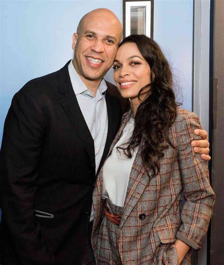 Rosario Dawson and Cory Booker