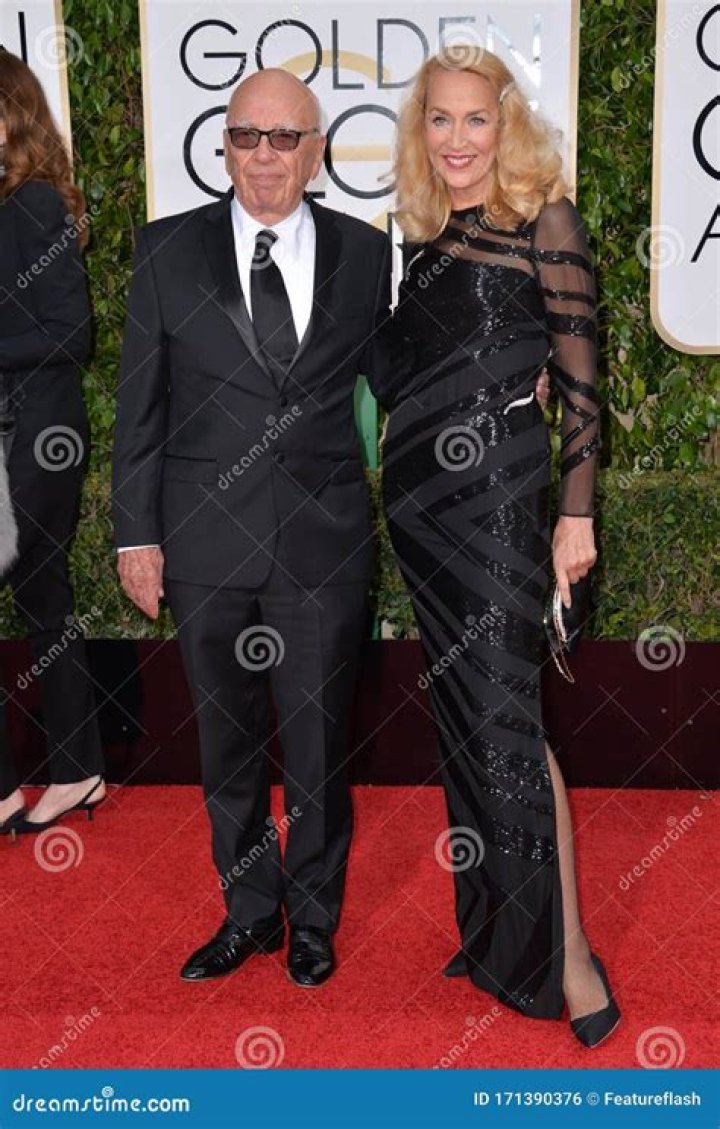 Rupert Murdoch & Jerry Hall