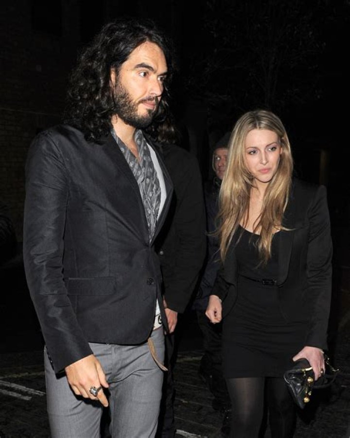 Russell Brand and wife Lauren Brand