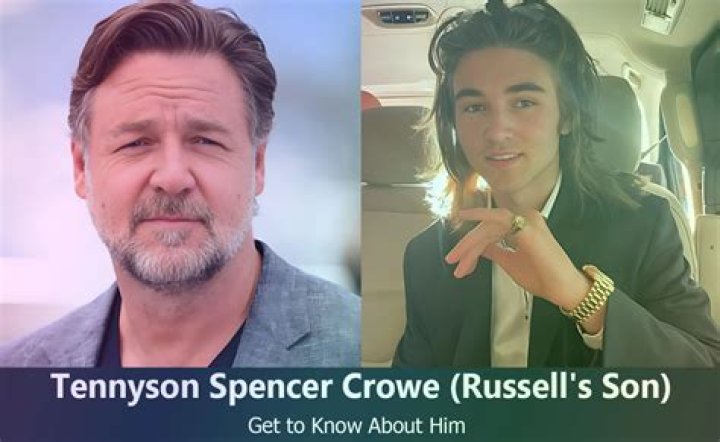 Russell Crowe with son Tennyson