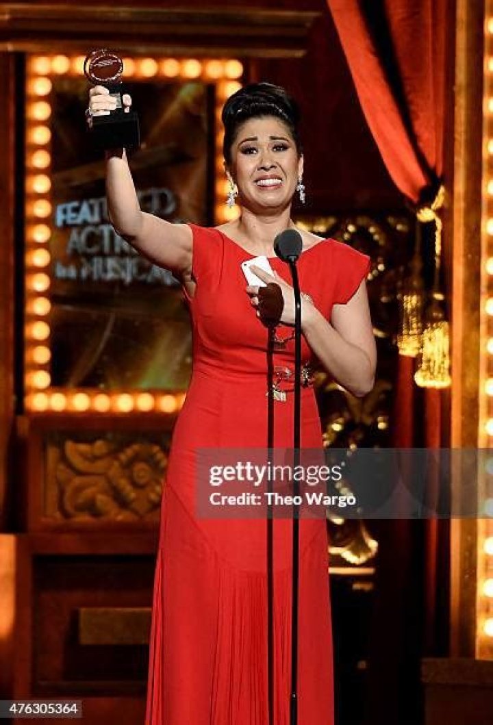 Ruthie Ann Miles accepts the award for best performance by an actress in a featured role in a musical for The King & I at the 69th annual Tony Awards at Radio City Music Hall, in New York 69th Annual Tony Awards - Show, New York, USA - 7 Jun 2015