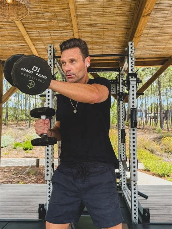 Ryan Seacrest during a photoshoot in Los Angeles