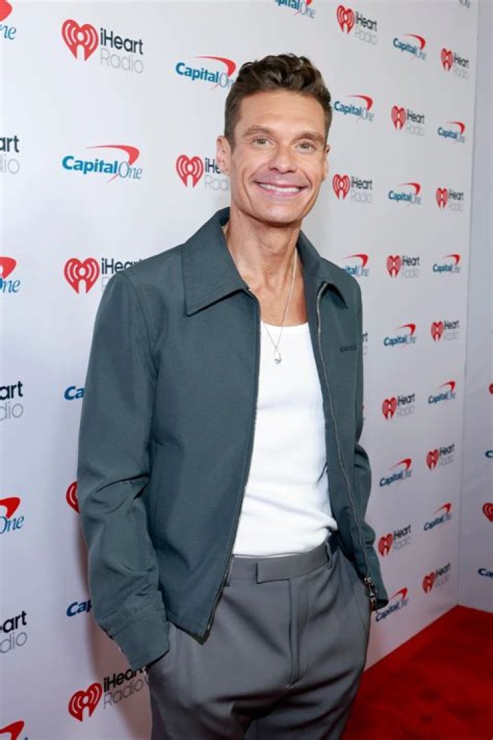Ryan Seacrest on stage at the 2016 Creative Arts Emmy Awards