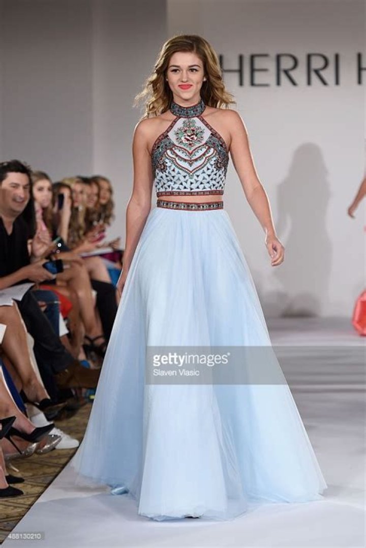 Sadie Robertson Sherri Hill show, Fall Winter 2016, New York Fashion Week, America - 12 Feb 2016
