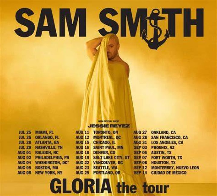 sam smith gloria tour