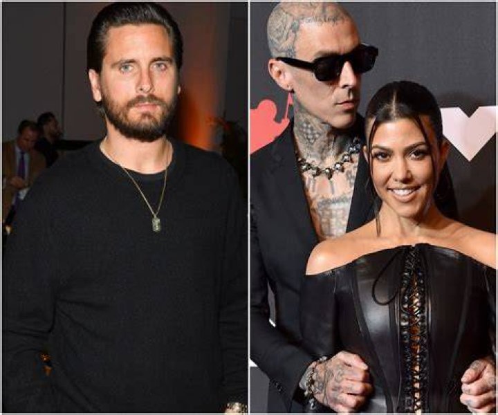 Scott Disick, Travis Barker, Kourtney Kardashian
