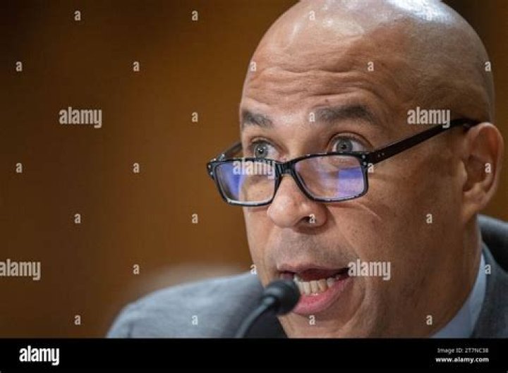 Senator Cory Booker, Democrat of New Jersey, speaks to reporters during a news conference celebrating the passage of the First Step Act at the United States Capitol in Washington, DC. 'First Step Act' press conference, Washington DC, USA - 19 Dec 2018