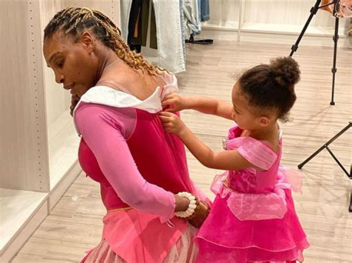 Serena Williams and daughter Alexis Olympia Ohanian Jr. on the catwalk Serena by Serena Williams show, Front Row, Spring Summer 2020, New York Fashion Week, USA - 10 Sep 2019
